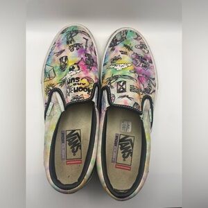 Vans ‘Shroom Doom’ Men's Loafers skate slip on shoes 9.5
